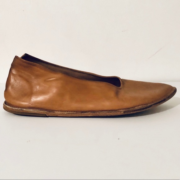 Marsell Shoes - Marsèll Coltellaccio Ballerinas in Tan Leather